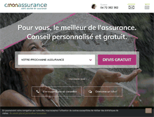 Tablet Screenshot of c-mon-assurance.com